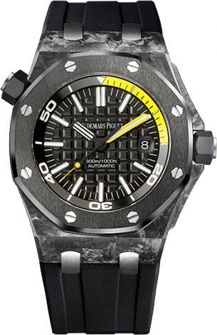 Review AUDEMARS PIGUET DIVER CARBON 15706AU.OO.A002CA.01 Replica